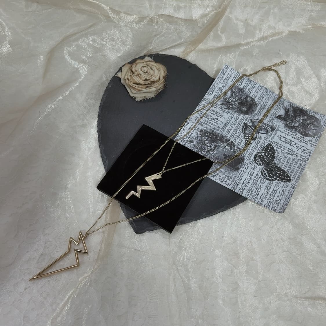 빈티지  번개 쿠바체인 목걸이p 상품이미지2