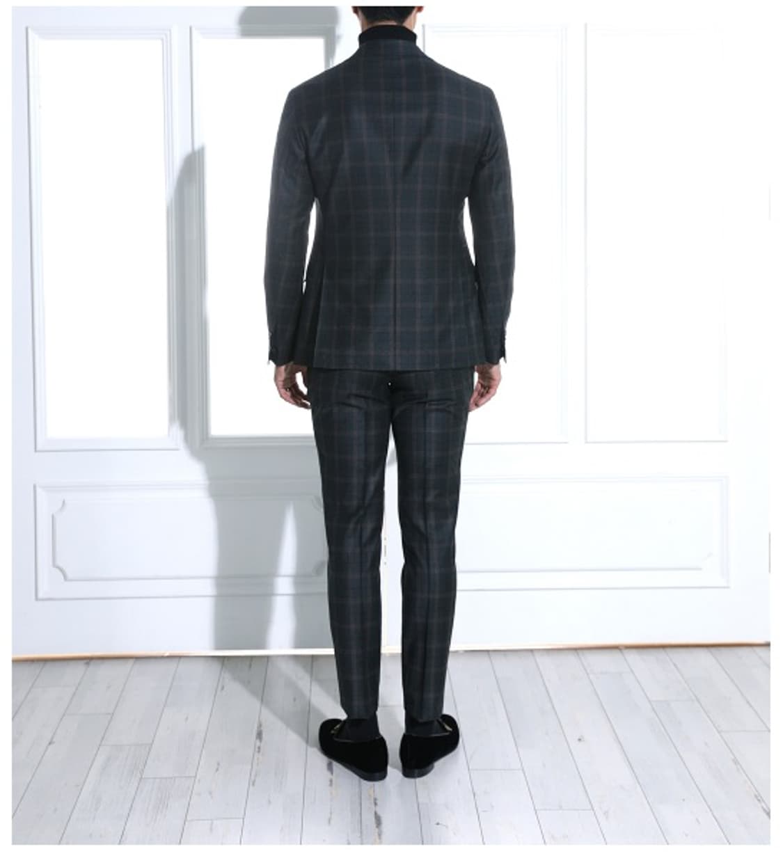 엘가노벰버 체크 수트 상품이미지6