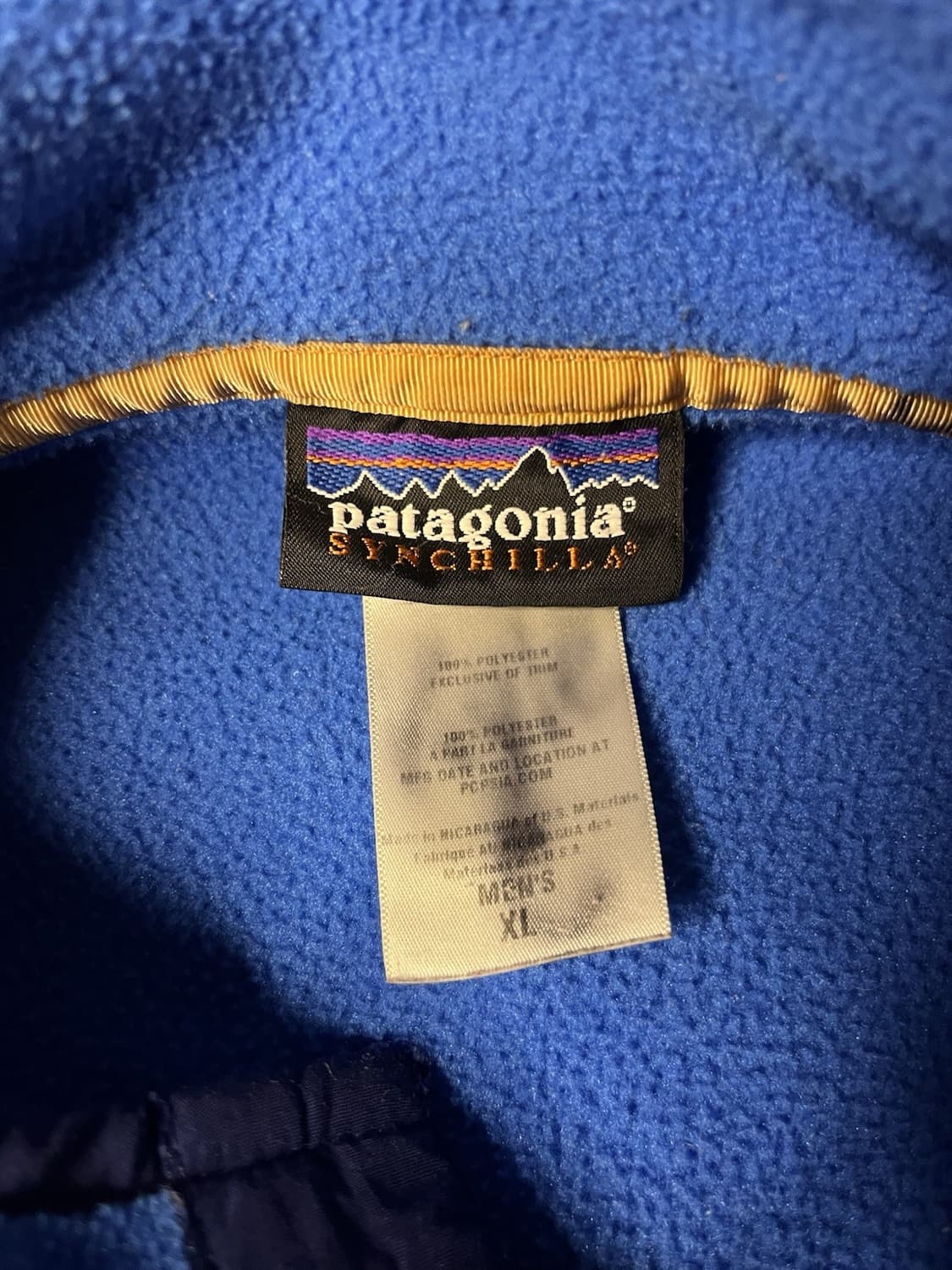 00s 파타고니아 신칠라 스냅-T 블루/네이비 상품이미지3