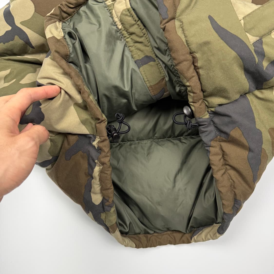 (105) 노스페이스 재팬 센터로고 카모 눕시 패딩 베스트 상품이미지6