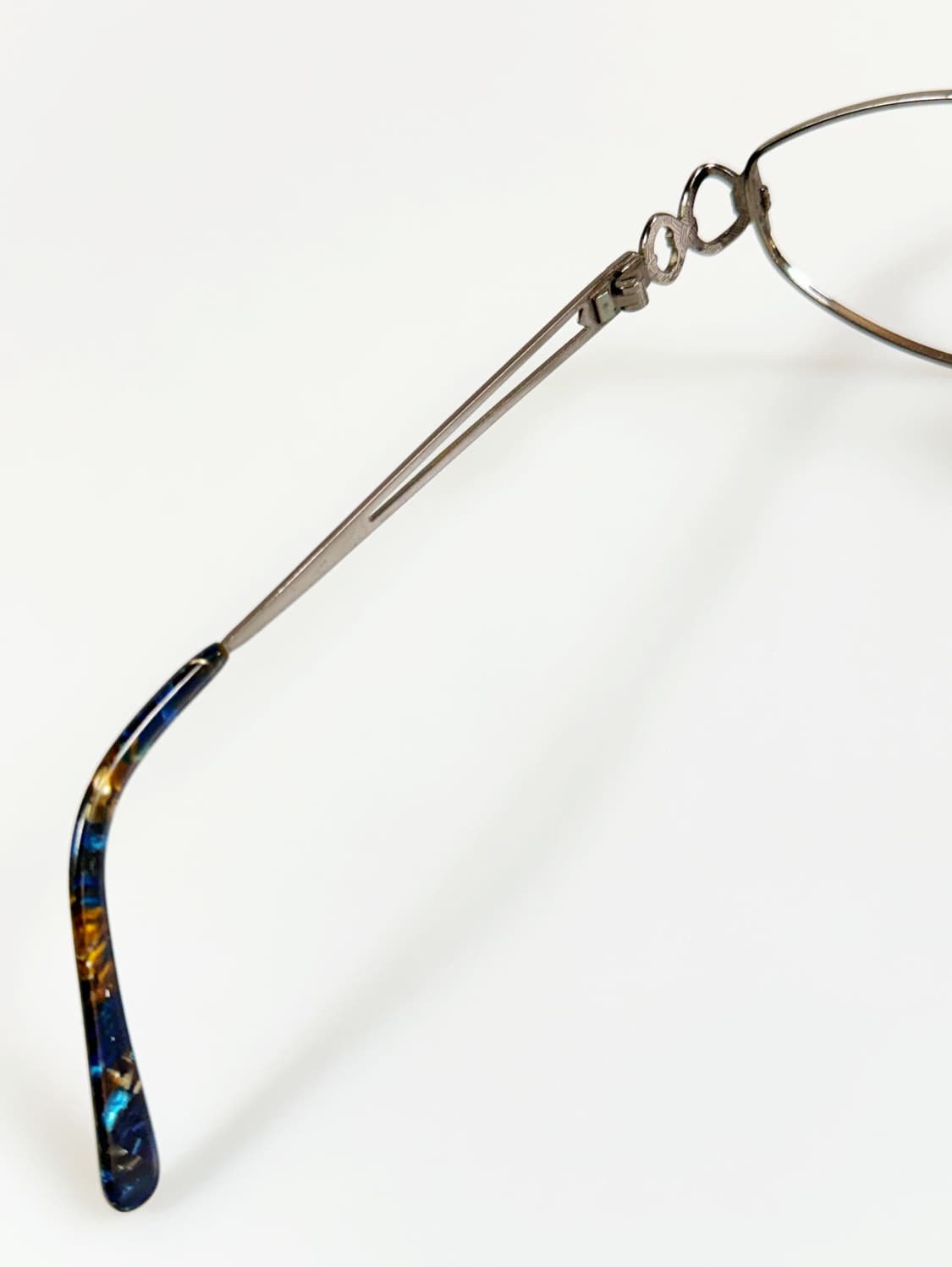 90s 유로피안 슬림 오벌 메탈 프레임 빈티지 안경 상품이미지7