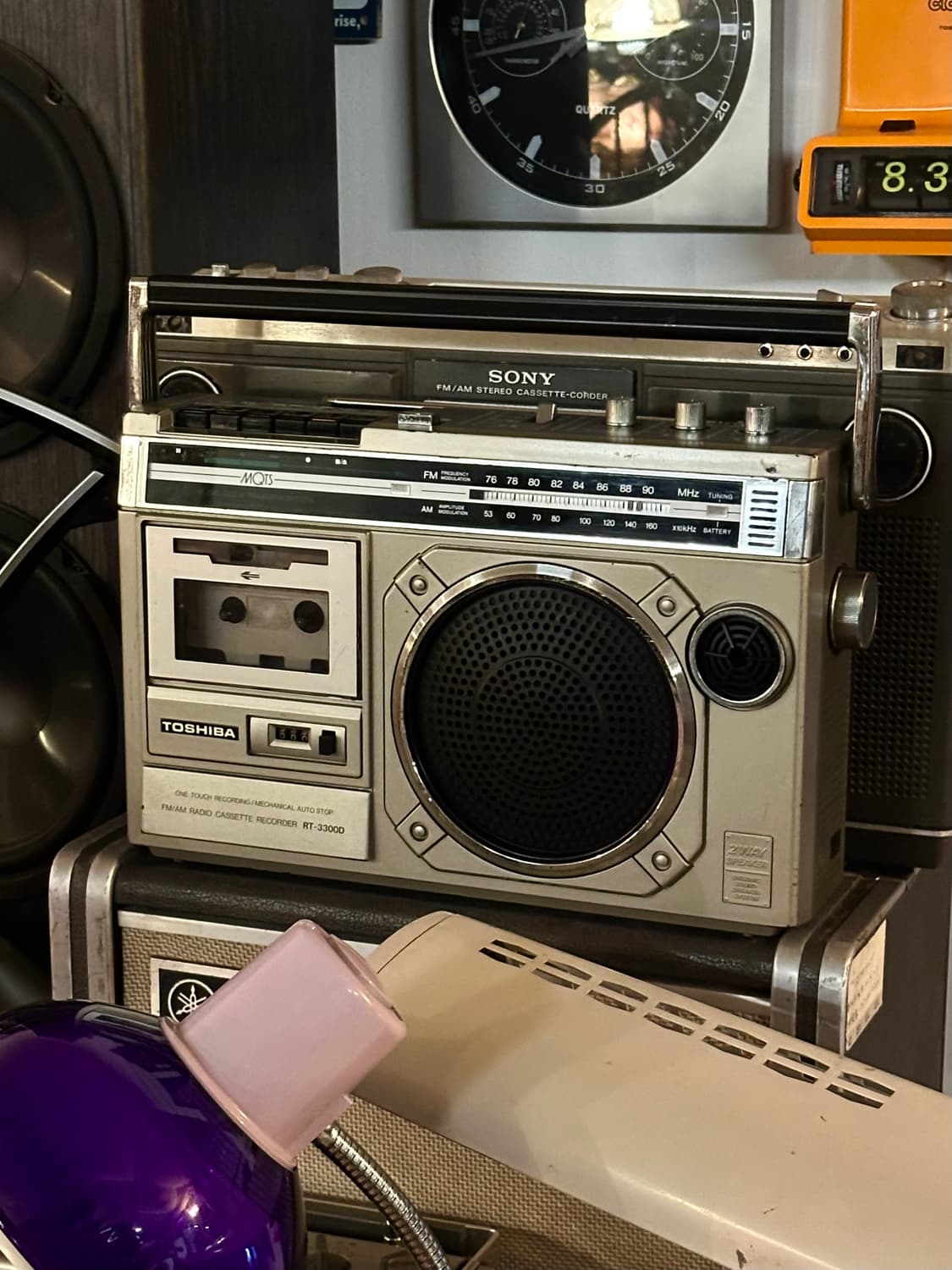 도시바 빈티지 RT-3300D 라디오 카세트 플레이어 레코더 상품이미지7