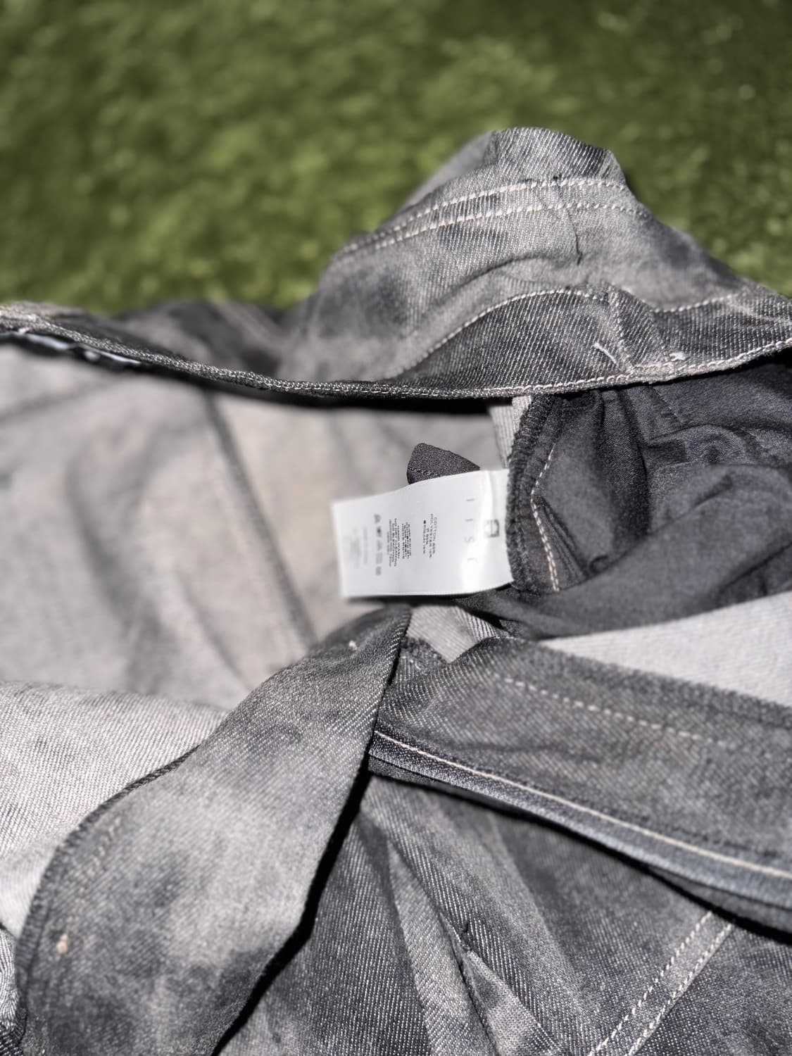 [XL] IISE 이세 가먼트 다잉 6 포켓 디테일 데님 팬츠 상품이미지5