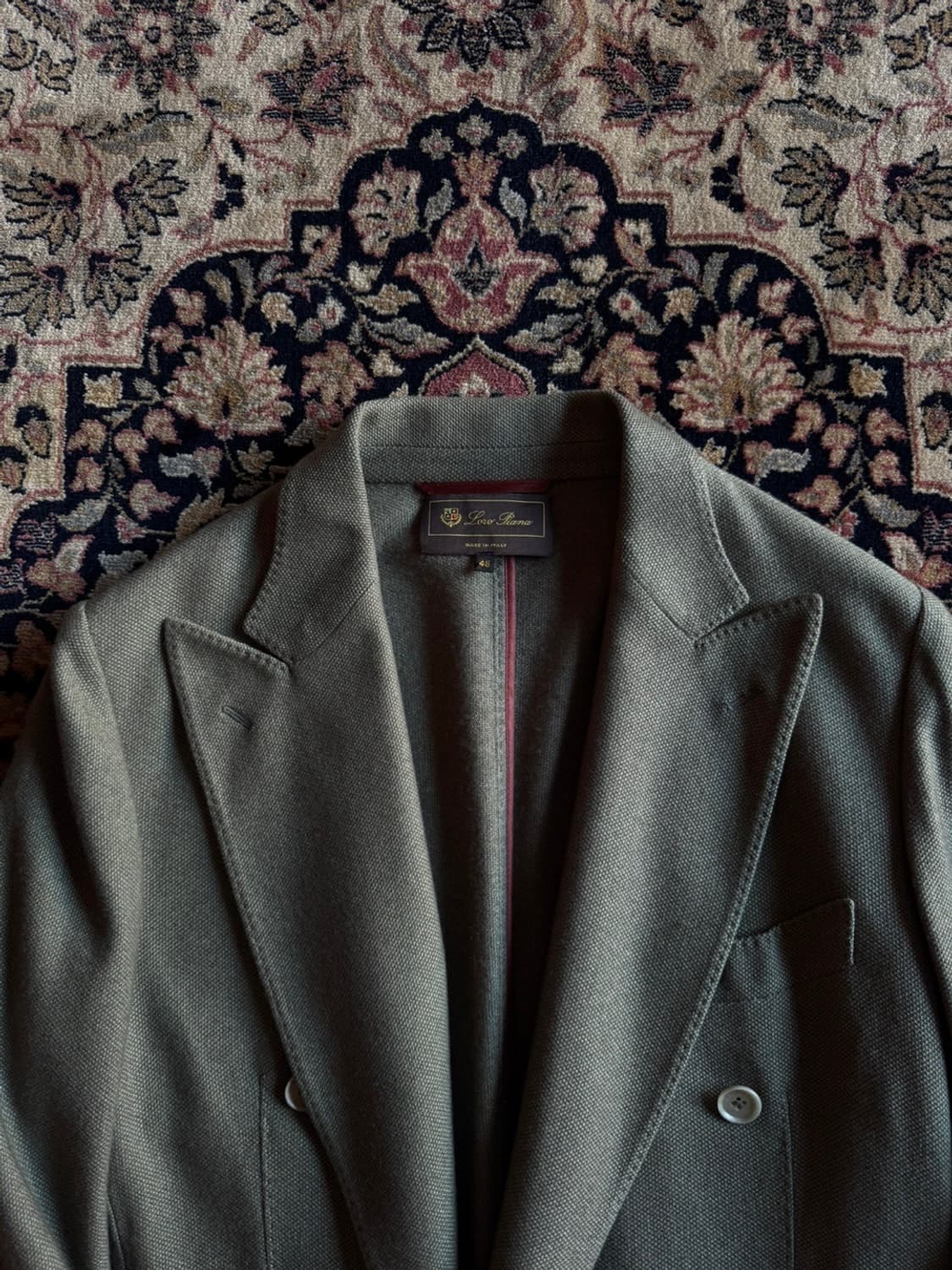 로로피아나 캐시미어 더블 브레스티드 자켓 100 상품이미지2