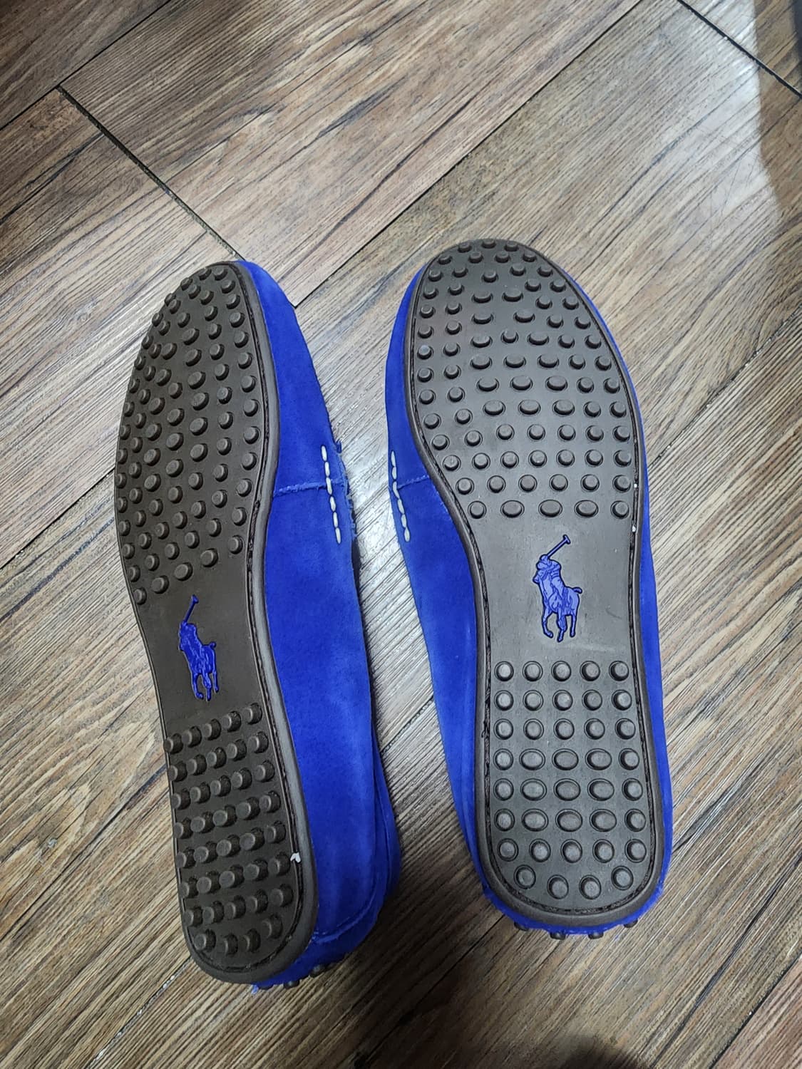 폴로 랄프로렌 블루 스웨이드 로퍼 드라이빙슈즈 상품이미지3