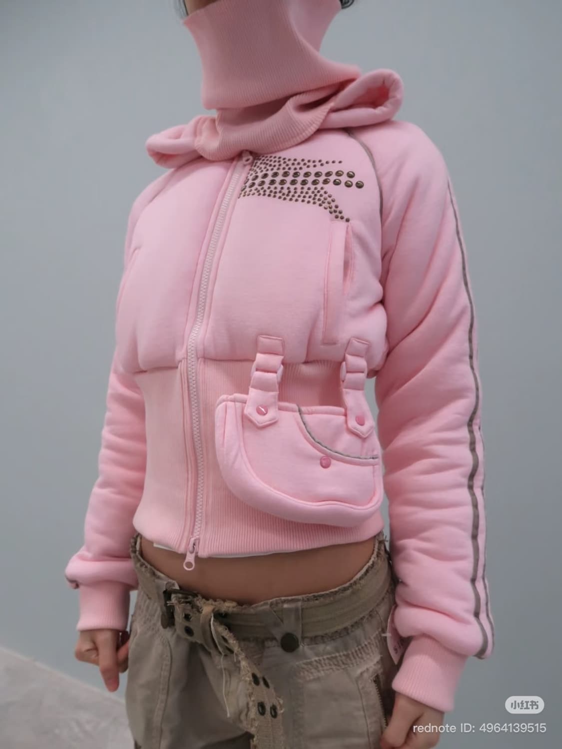 TexEvasion 핑크 패딩자켓 상품이미지3