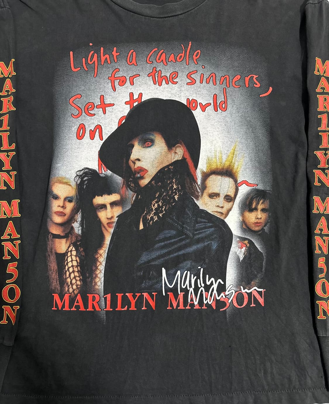 빈티지 마릴린맨슨 롱 슬리브 상품이미지4