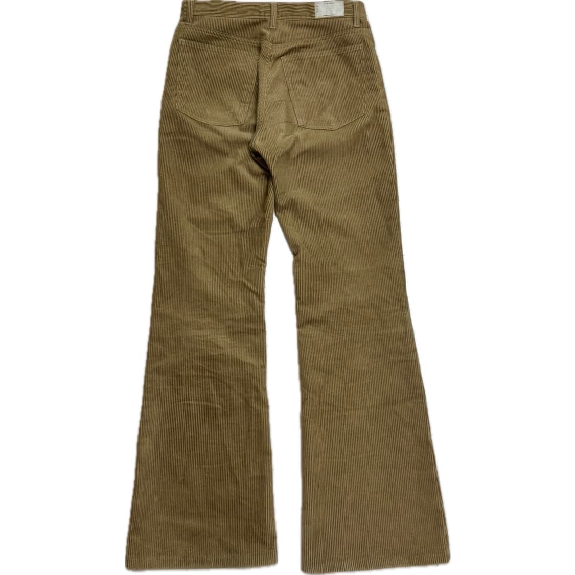 캐피탈 8W 코듀로이 5P 지퍼 랫 플레어 팬츠 베이지 상품이미지2