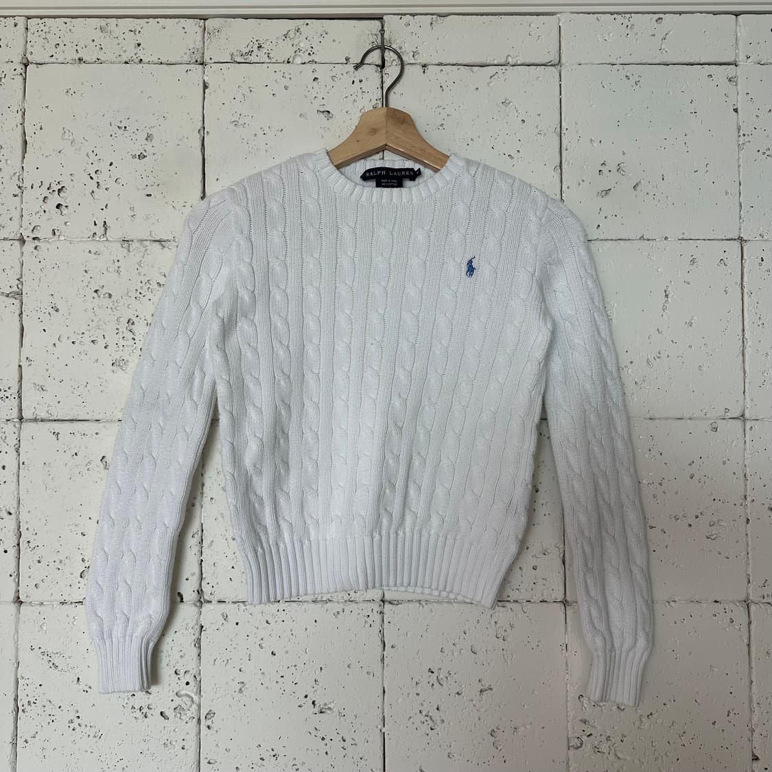 우먼XS 폴로 랄프로렌 코튼 니트 상품이미지1