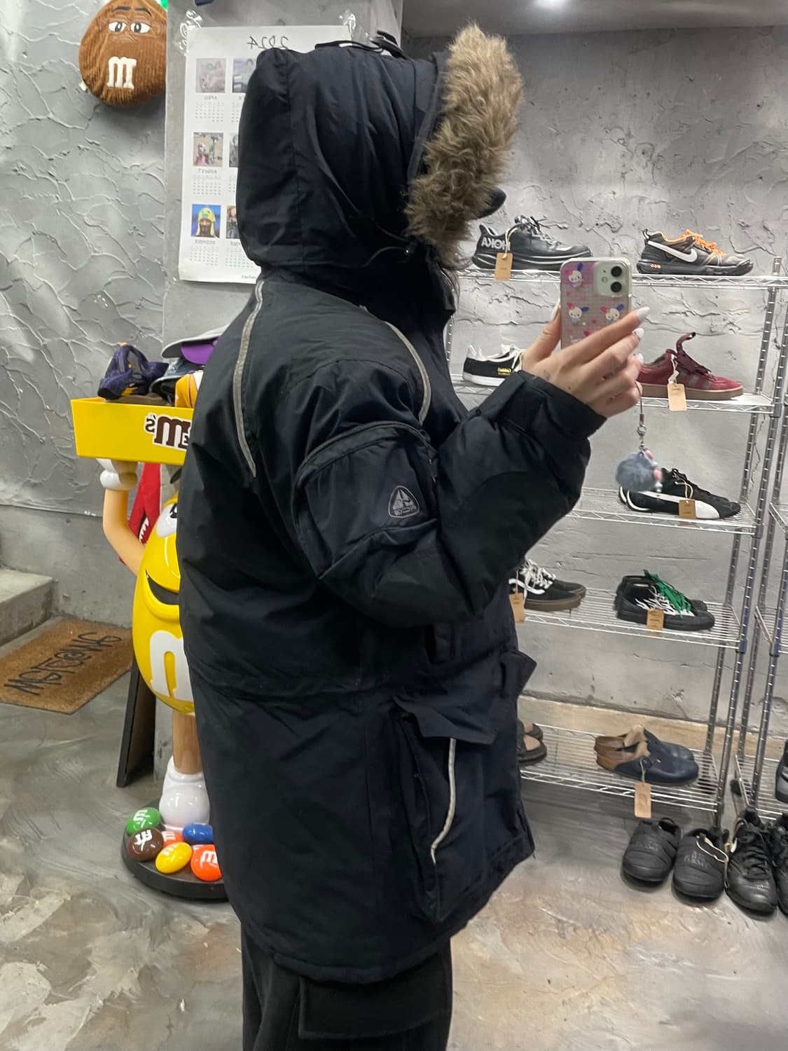 00s 나이키 ACG 3레이어드 퍼 후드 다운 파카 상품이미지10