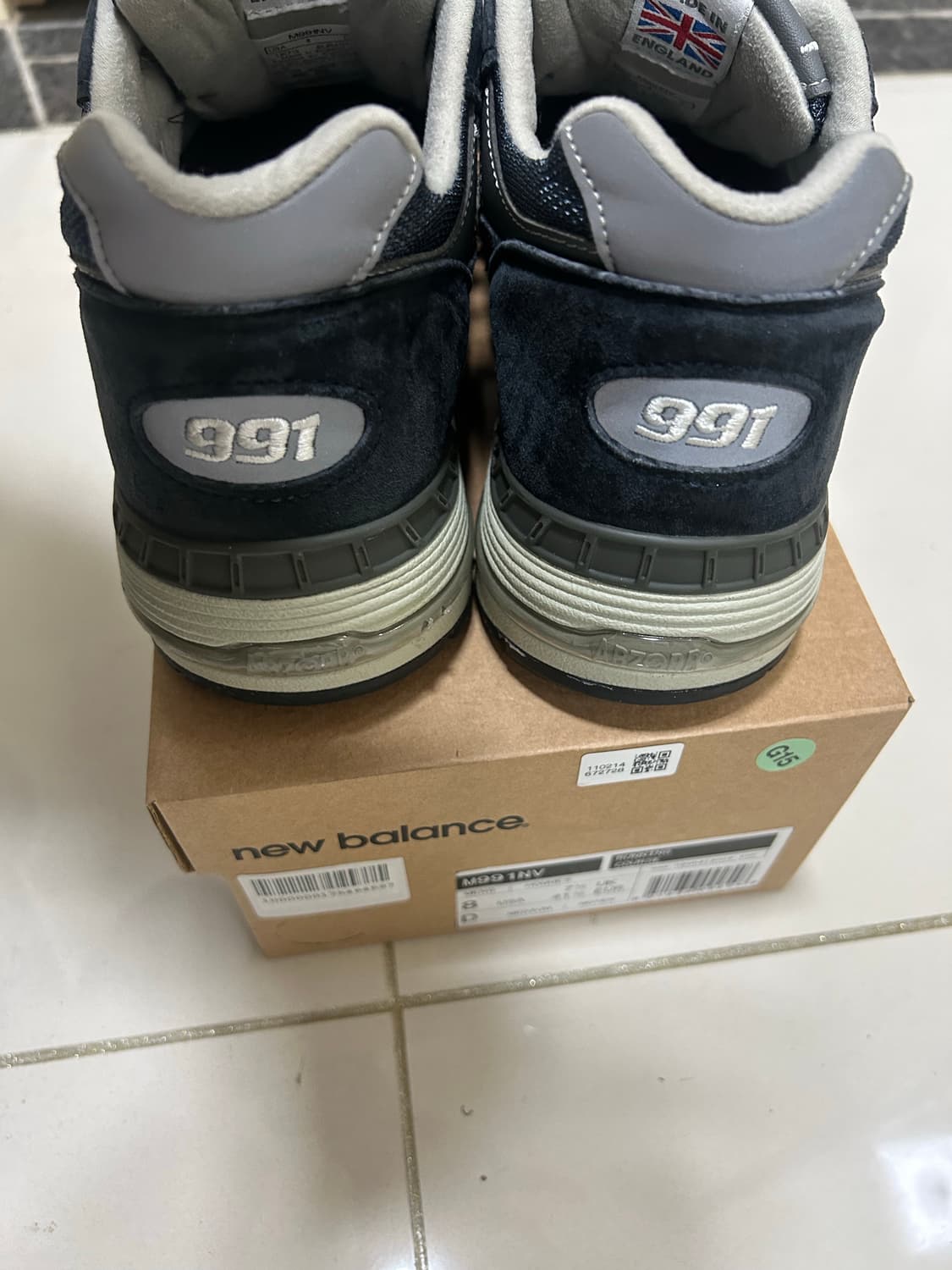 뉴발란스 991 네이비 260 상품이미지3