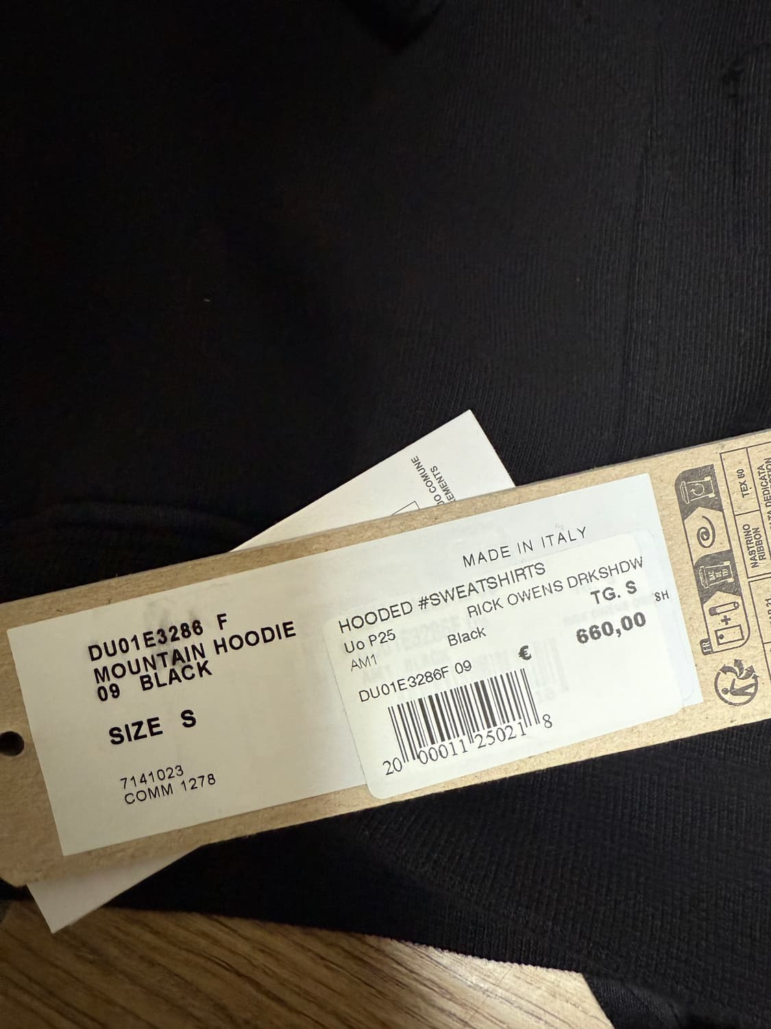 [S] 릭오웬스 마운틴 후드집업 상품이미지2