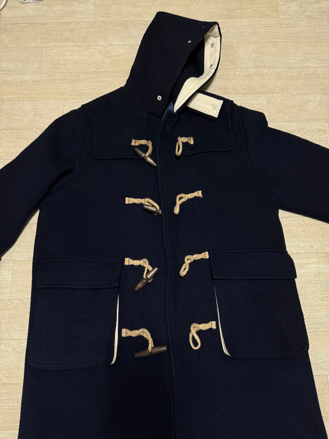 AECA ZIBELINE DUFFLE COAT-NAVY 상품이미지1
