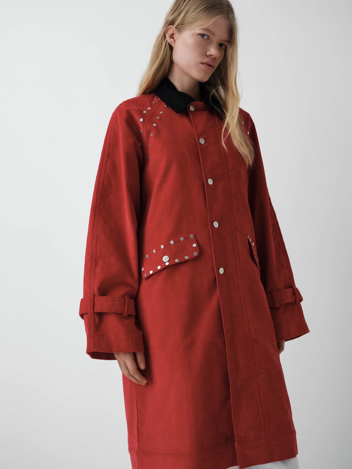 (M) 기마구아스 호아킨 코듀로이 코트/ 레드 상품이미지2