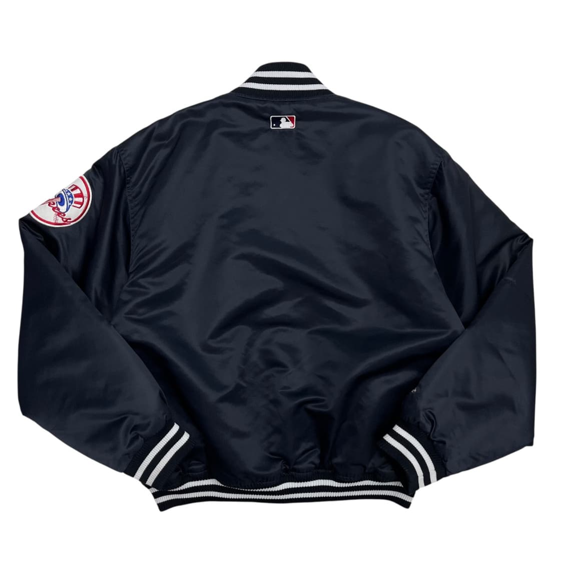 90's 마제스틱 네이비 양키즈 바시티 자켓 S 상품이미지4