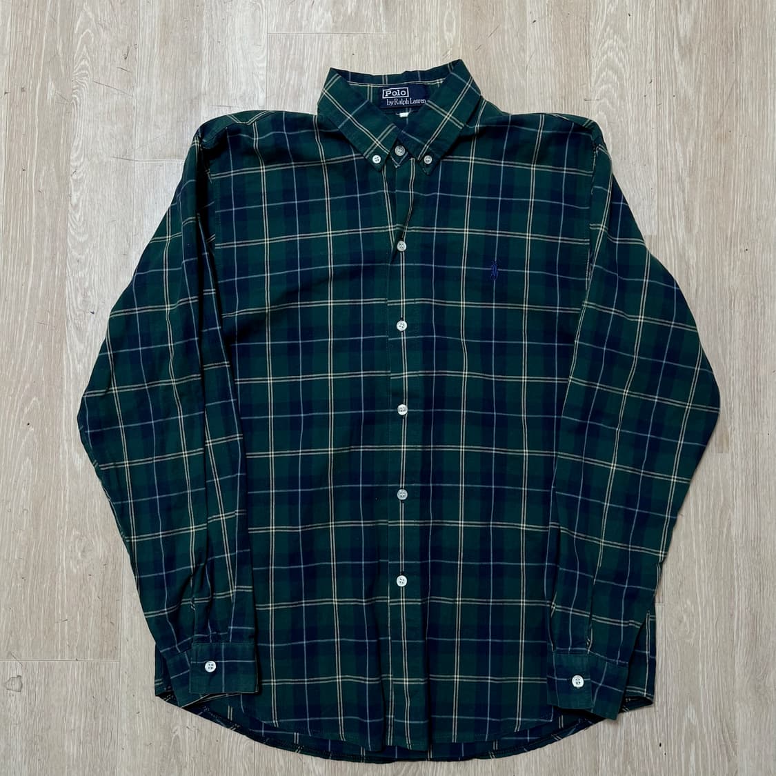 폴로 랄프로렌 버튼다운 체크셔츠 L/100  상품이미지1