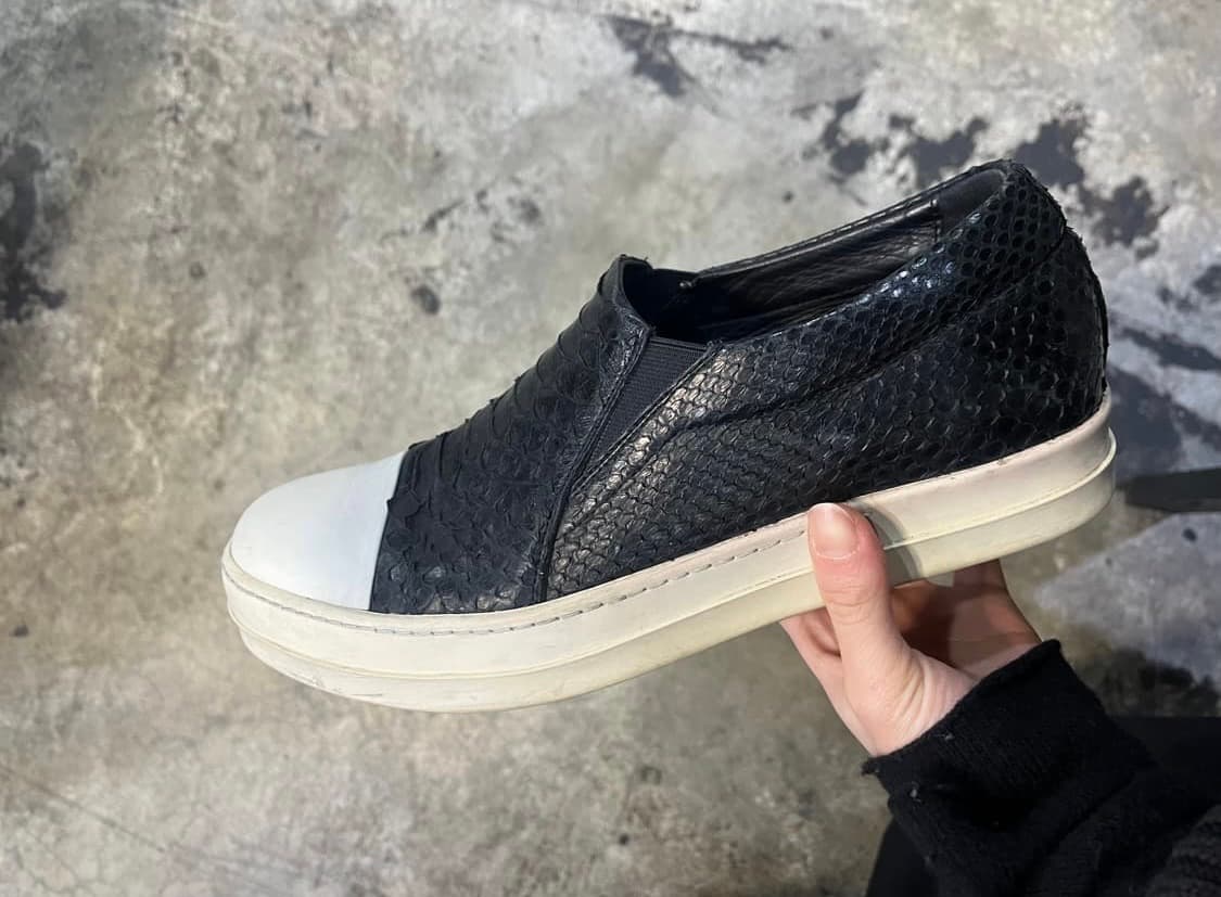 릭오웬스 파에톤 레더 슬립온 스니커즈 260 상품이미지5