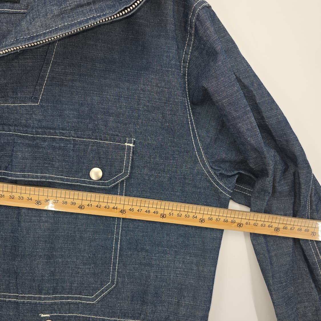 프리즘웍스 데님 후드 아노락 자켓 상품이미지4