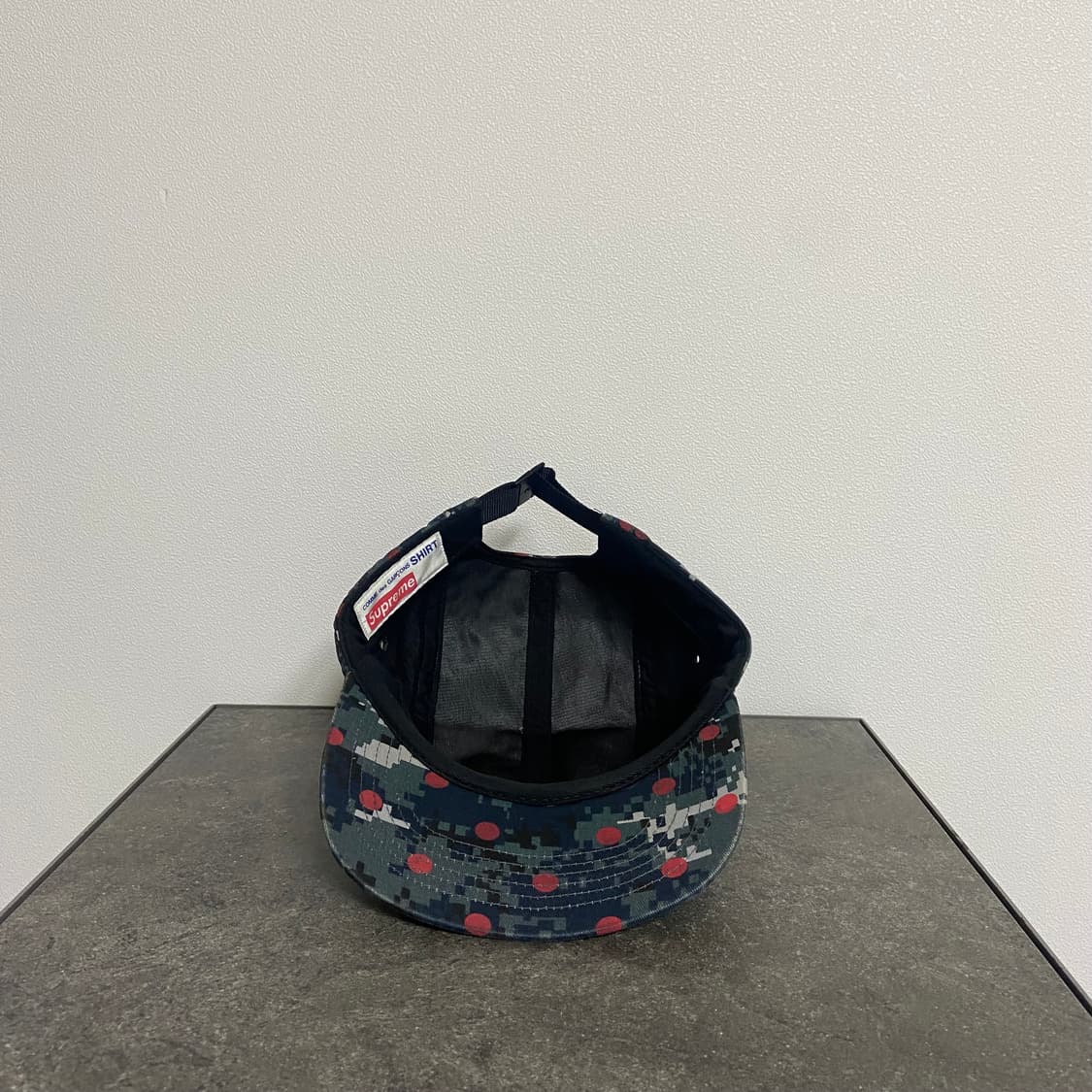 (OS) 슈프림 꼼데가르송 박스로고 캠프캠 모자 도트 카모 상품이미지5