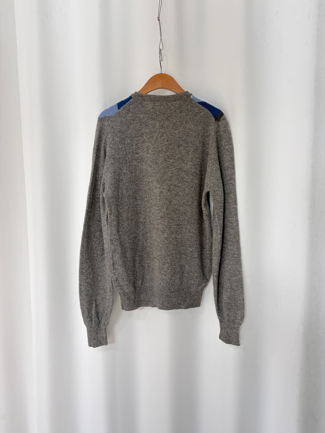 BLACK & WHITE wool knit (madeinSCOTLAND) 상품이미지4