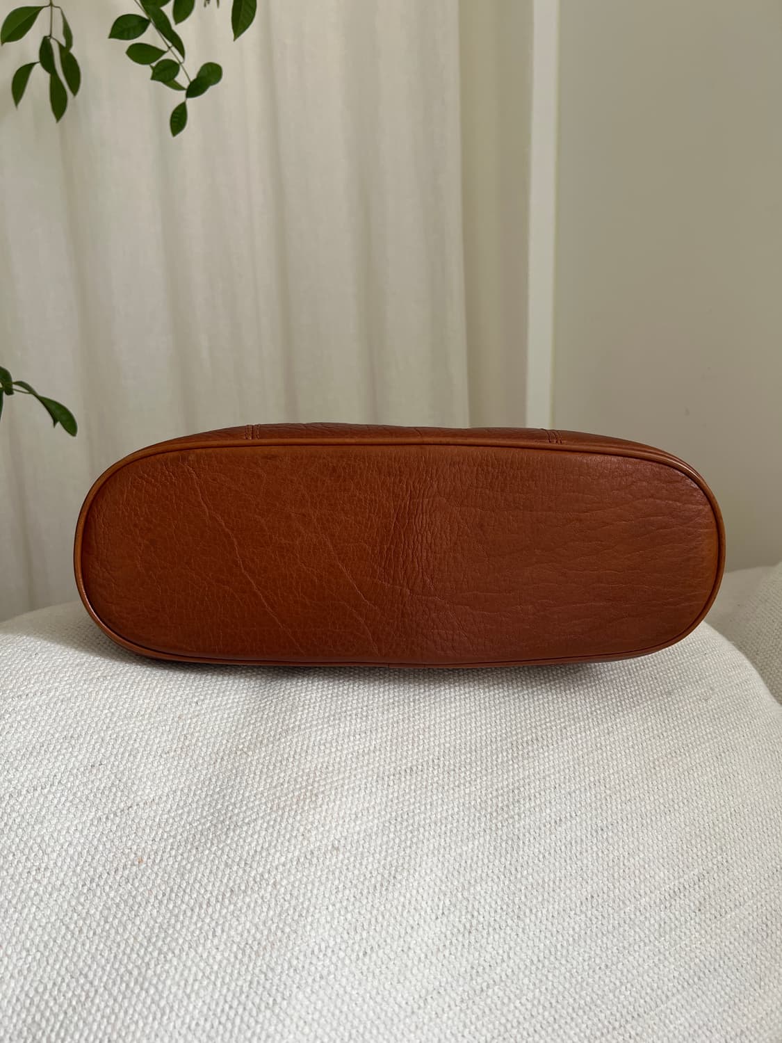 올드 코치 꼬냑 브라운 레더 숄더백 4915 상품이미지8