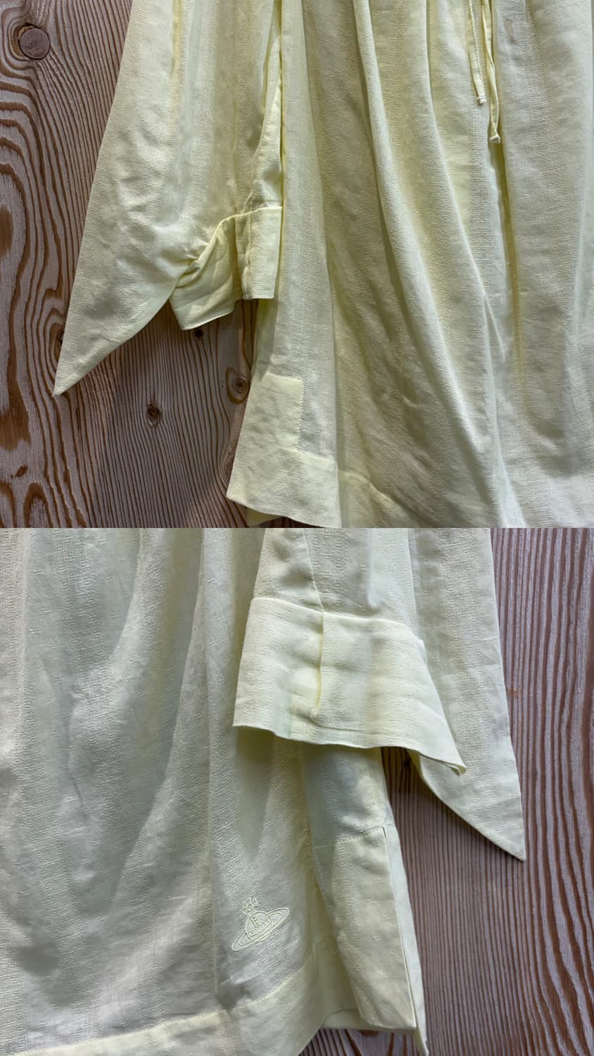 비비안 웨스트우드 오프숄더 셔링 블라우스 상품이미지5