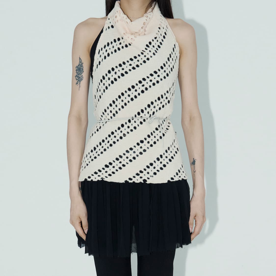 Knit halterneck top 상품이미지1