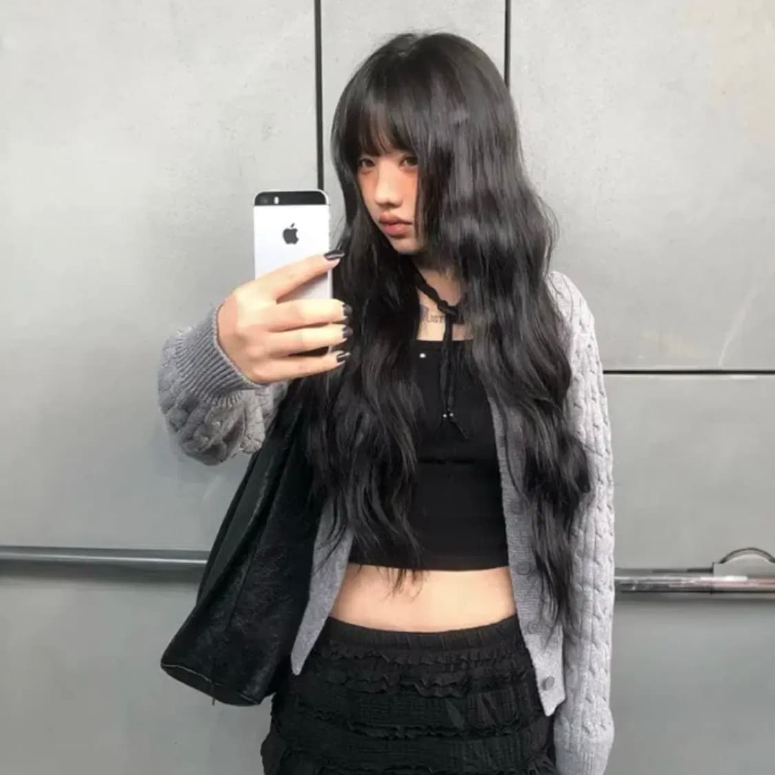 애니원모어 먼티 꽈배기 라운드 가디건 상품이미지2