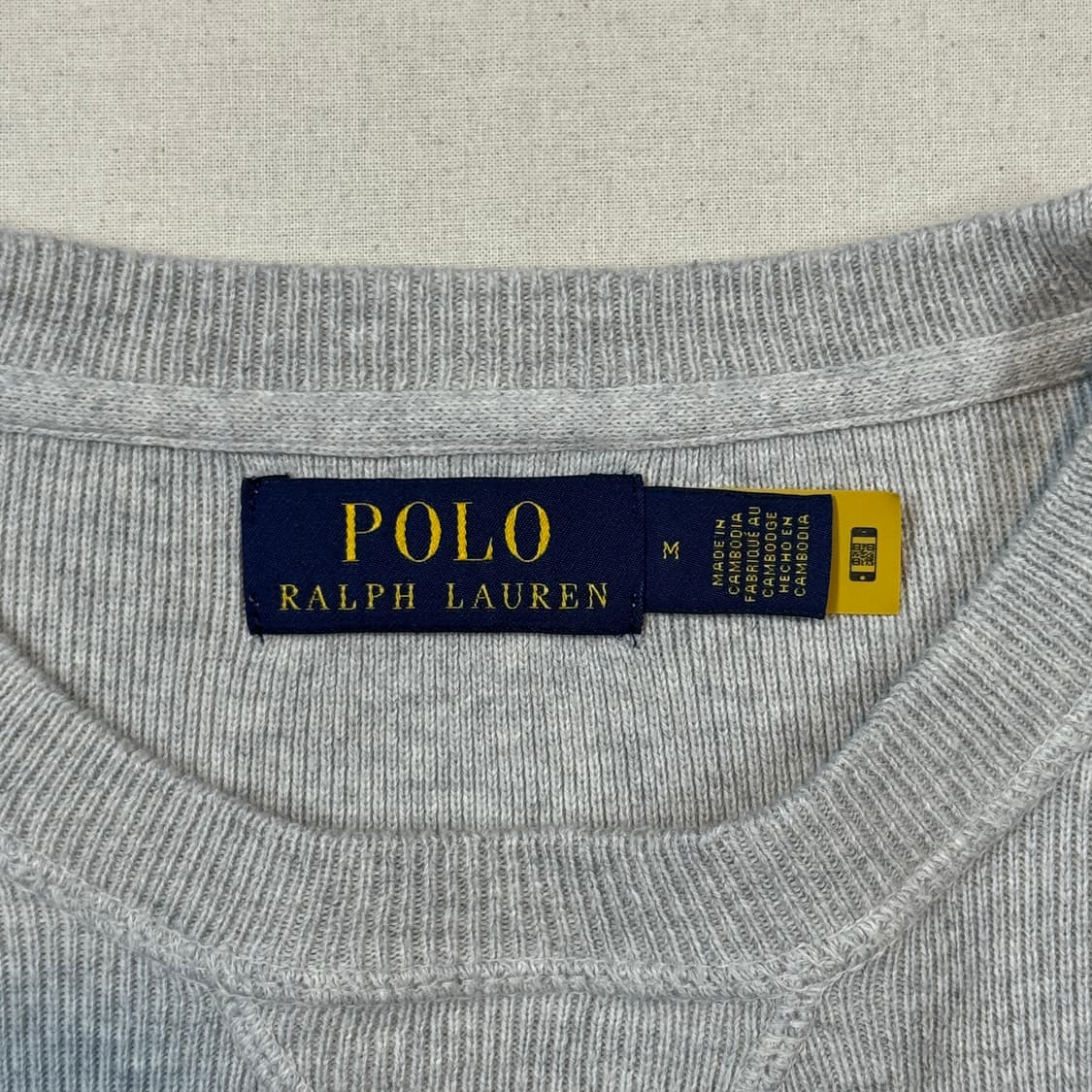 M) 폴로 랄프로렌 롱슬리브 스웨터 맨투맨 그레이 상품이미지6