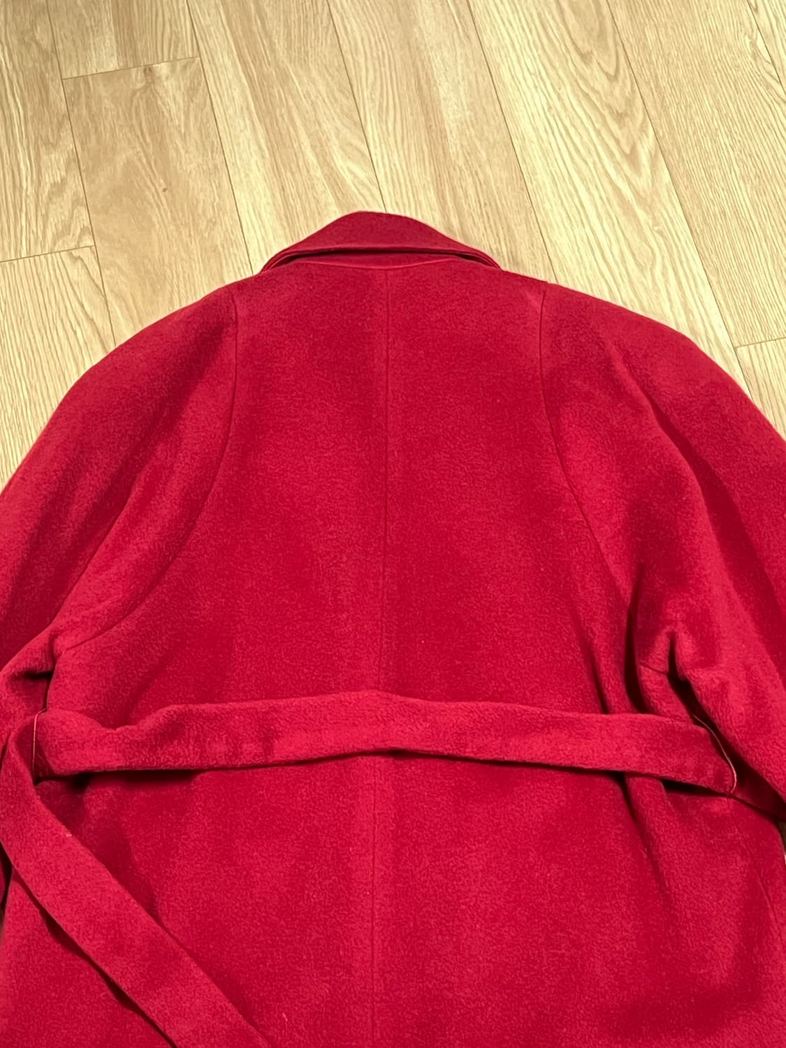 푸시버튼 울캐시 코트 상품이미지5