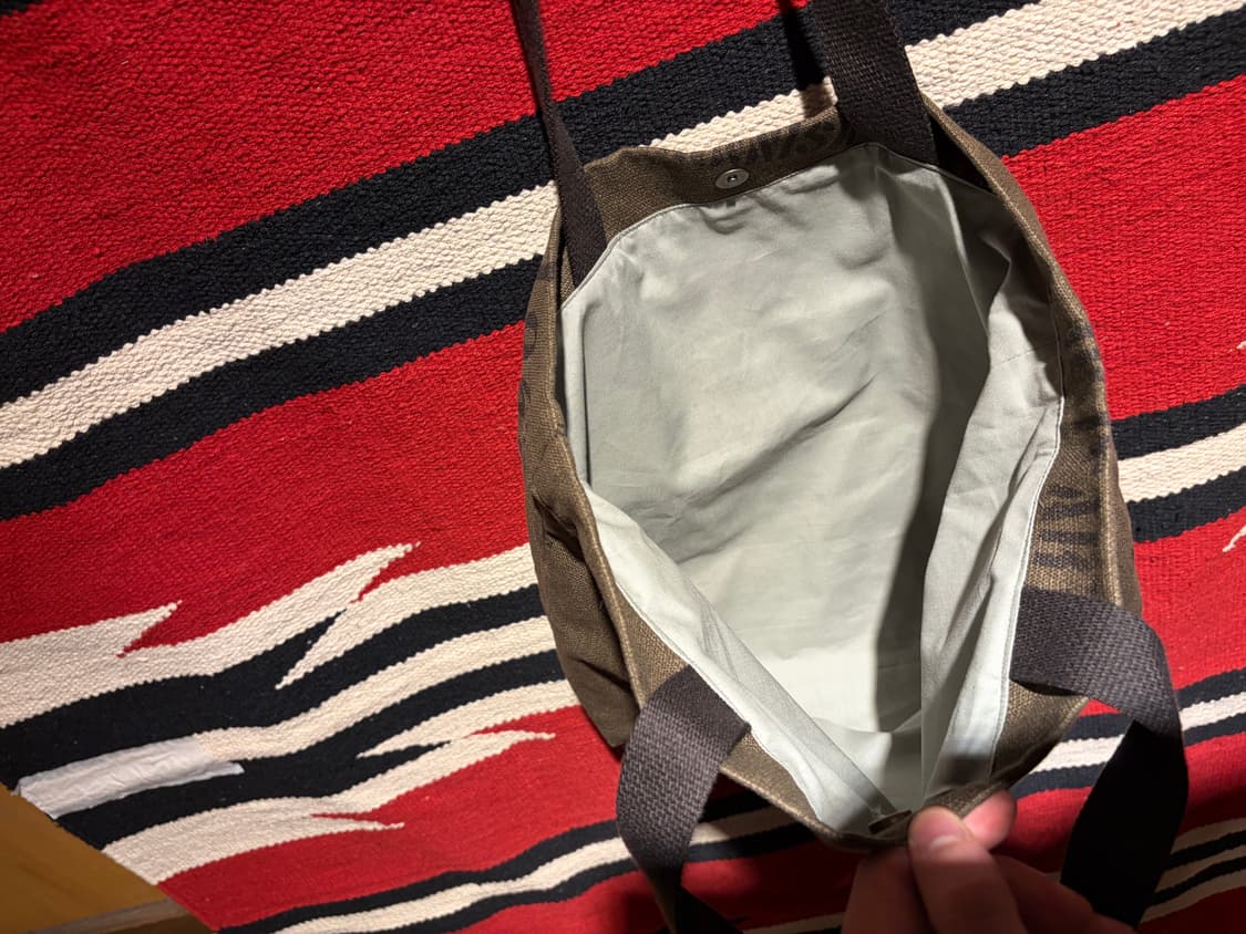 Military check work tote bag / 밀리터리 토트백 상품이미지5