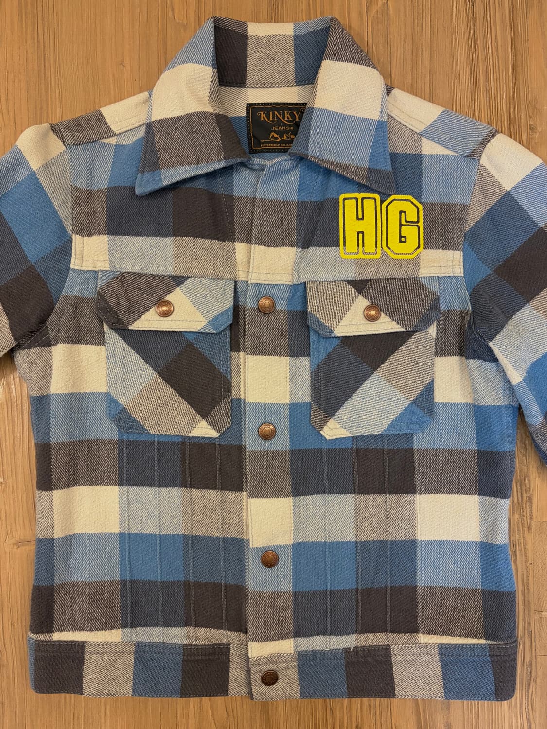 히스테릭 글래머 체크 자켓 상품이미지8