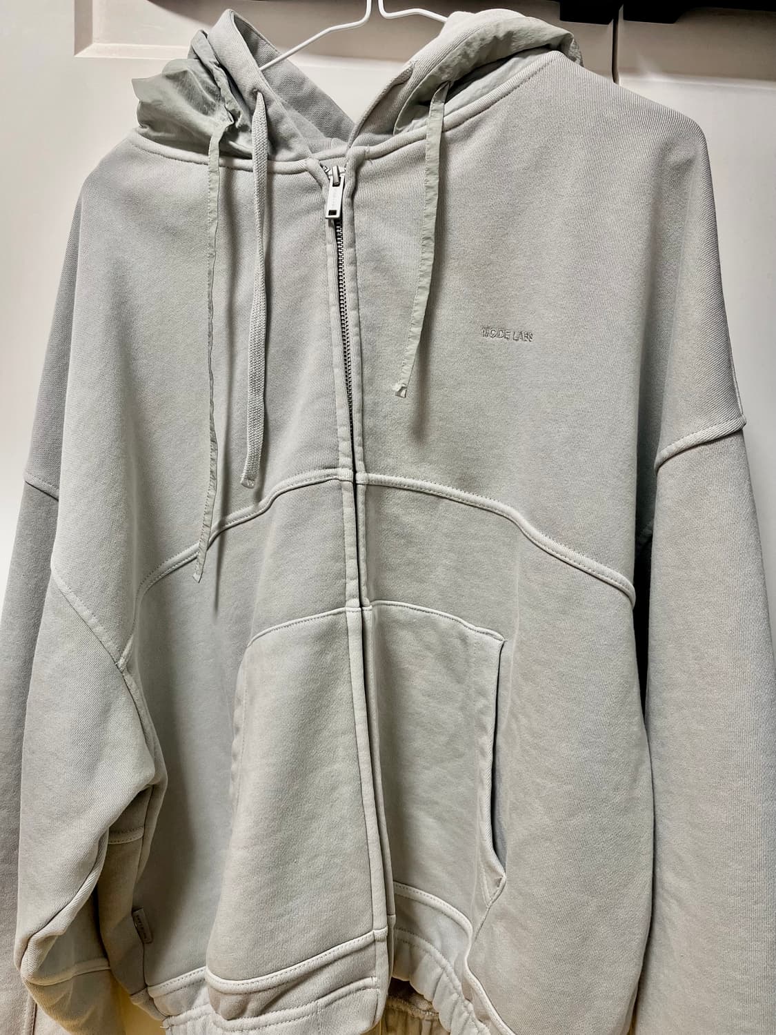 DEV:7 GARMENT DYE DOUBLE HOODIE ZIP UP 상품이미지4