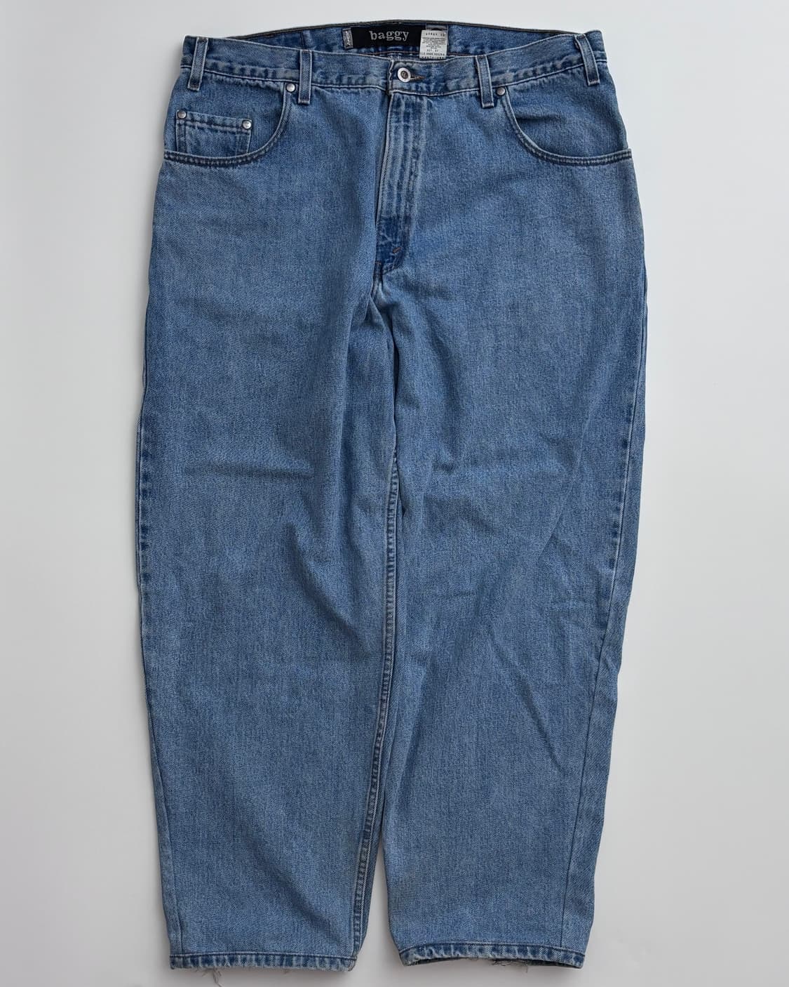 90s 리바이스 실버탭 배기진 연청 상품이미지1