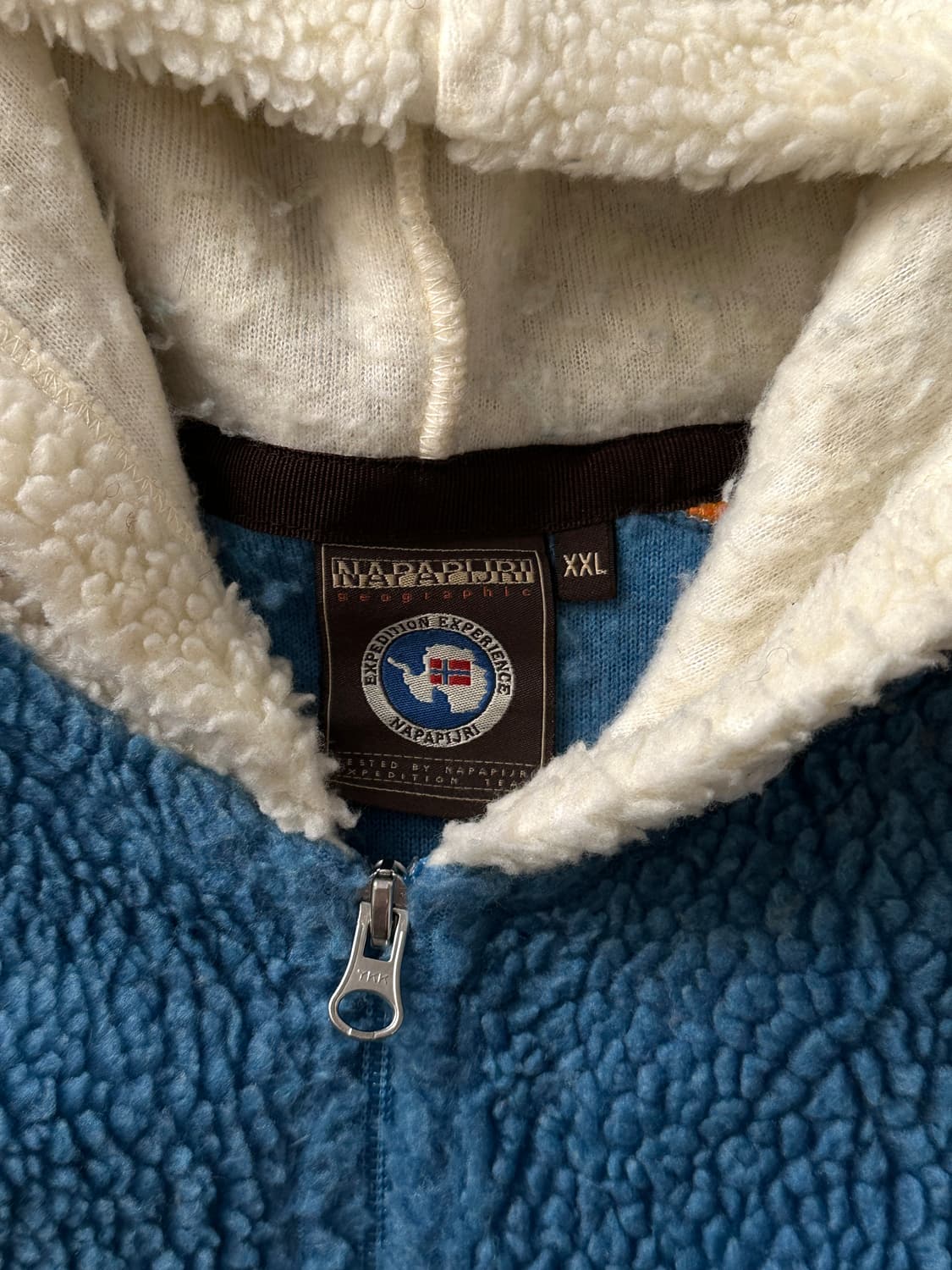 Napapijri 오버 컬러 플리스 후드집업 상품이미지10