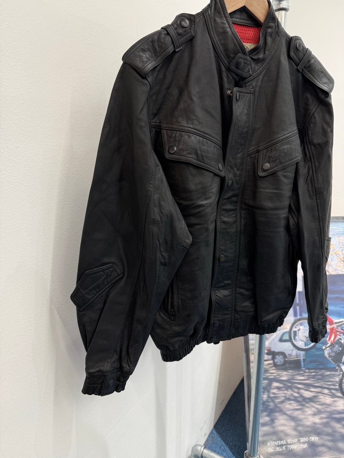 소가죽 레이싱 레더자켓 상품이미지4