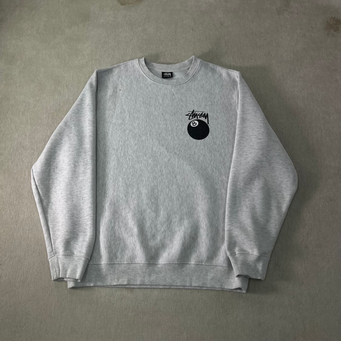 105 스투시 8볼 애쉬페더 맨투맨 상품이미지2