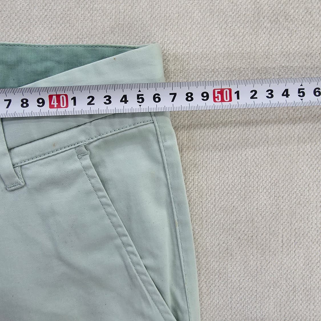 [44] 새상품 자라 남성 민트 면 치노팬츠 1231J 상품이미지9