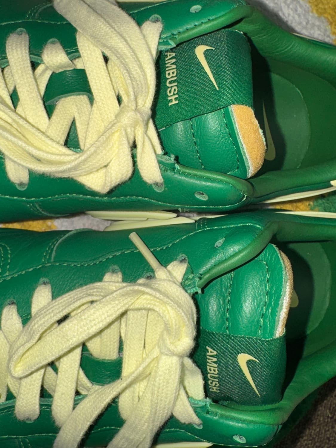 나이키 앰부쉬 에어포스 1 로우 SP 파인 그린 앤 시트론 265 상품이미지9