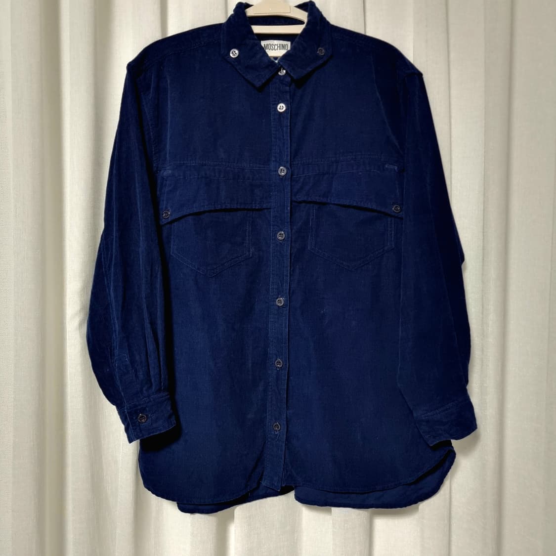모스키노 코듀로이 셔츠 (55-66) 상태최상 상품이미지1