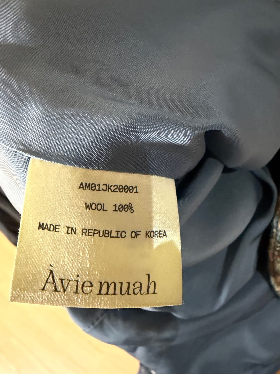 아비에무아 체크자켓 상품이미지4