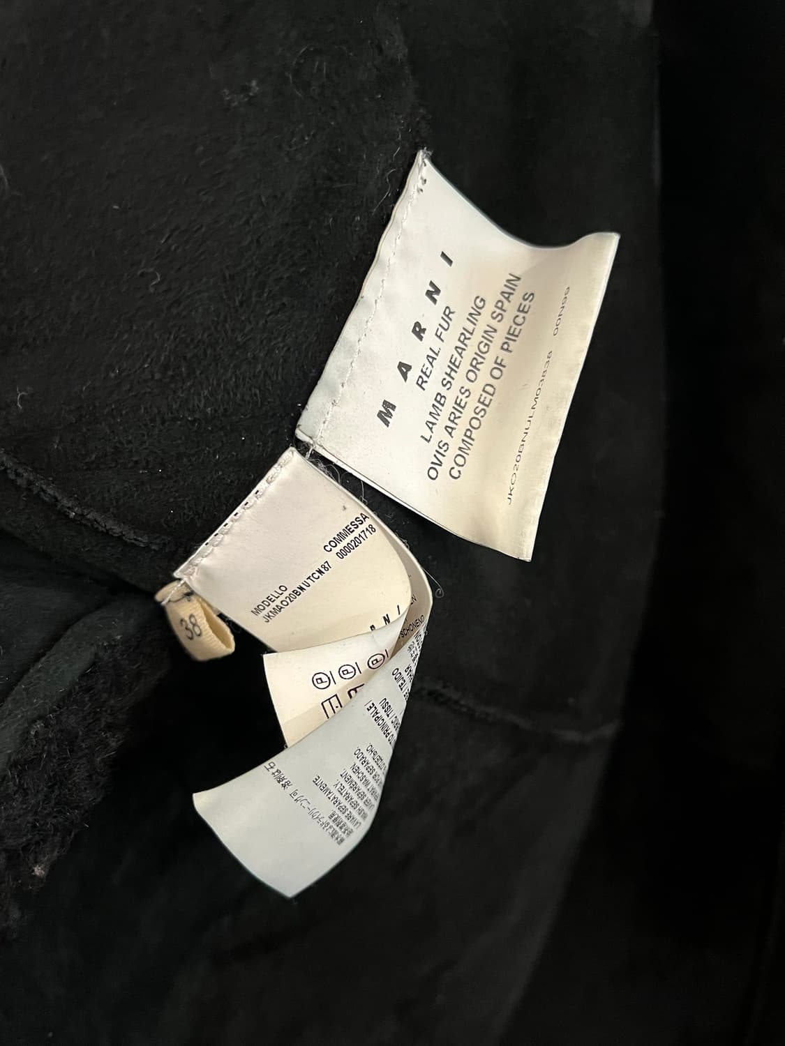 마르니 2013FW 컬렉션 퍼 시어링 피쉬테일 자켓 상품이미지7