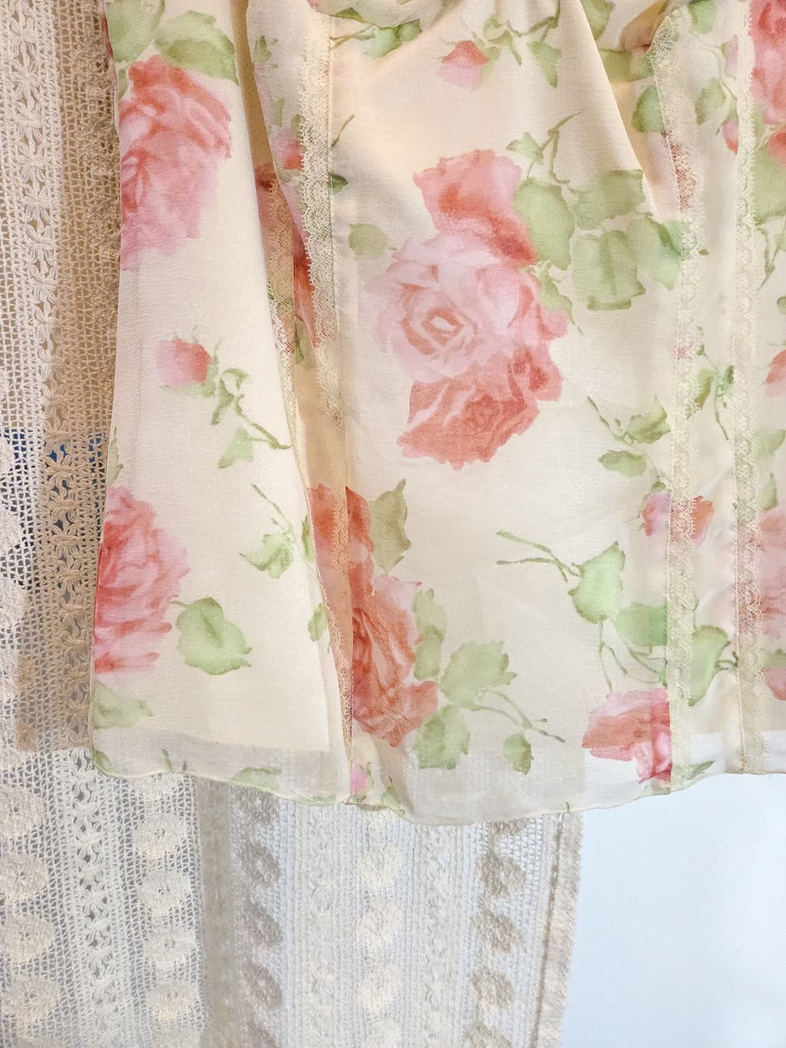 플라워 쉬폰 블라우스 상품이미지3