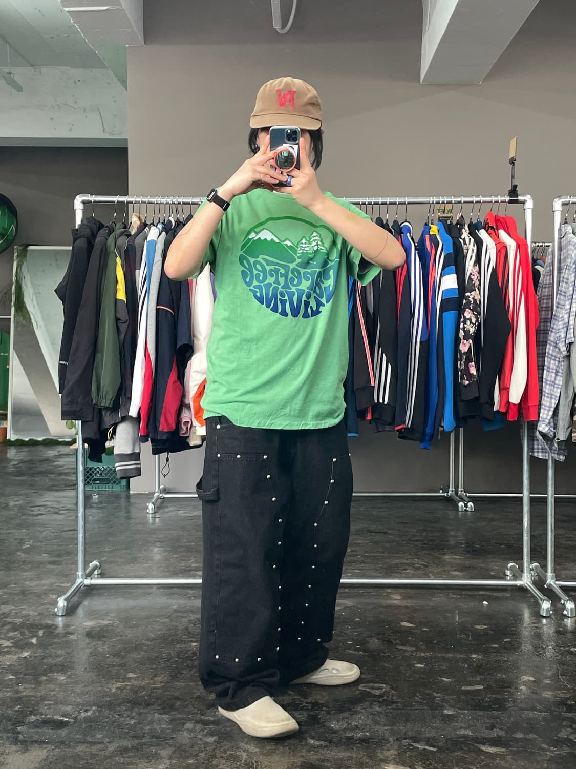 빈티지 프린팅 반팔 티셔츠  상품이미지6