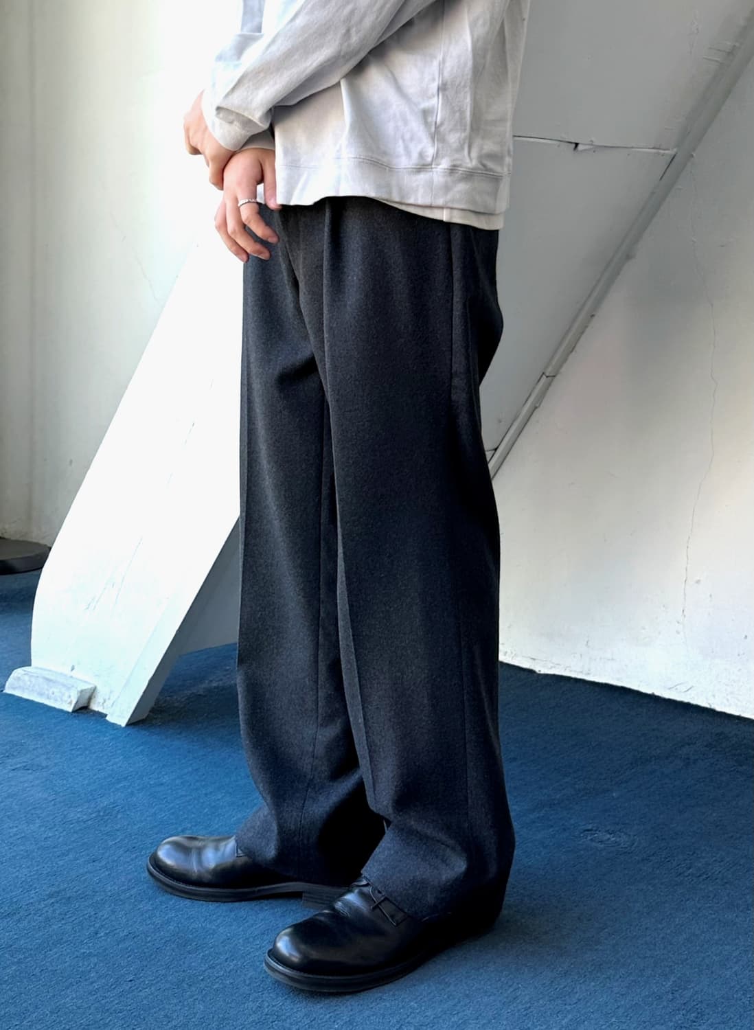2 pleats wool flannel slacks 상품이미지10
