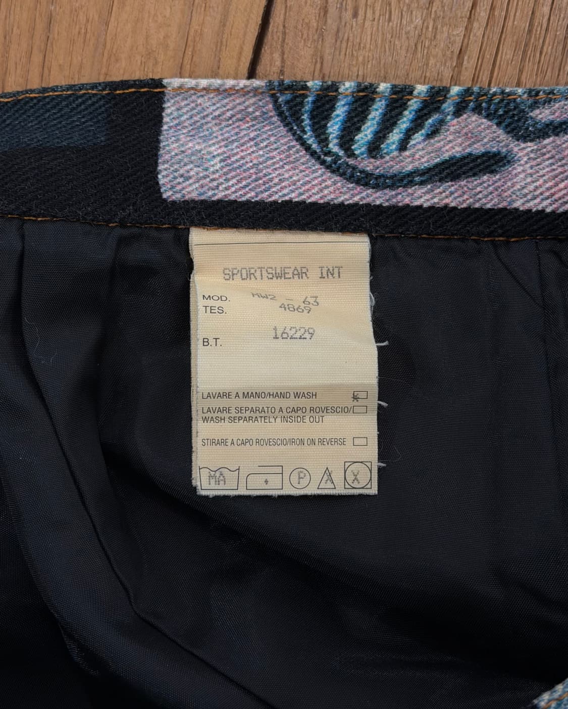 모스키노 진스 멀티컬러 애니멀 프린팅 미니스커트  상품이미지8