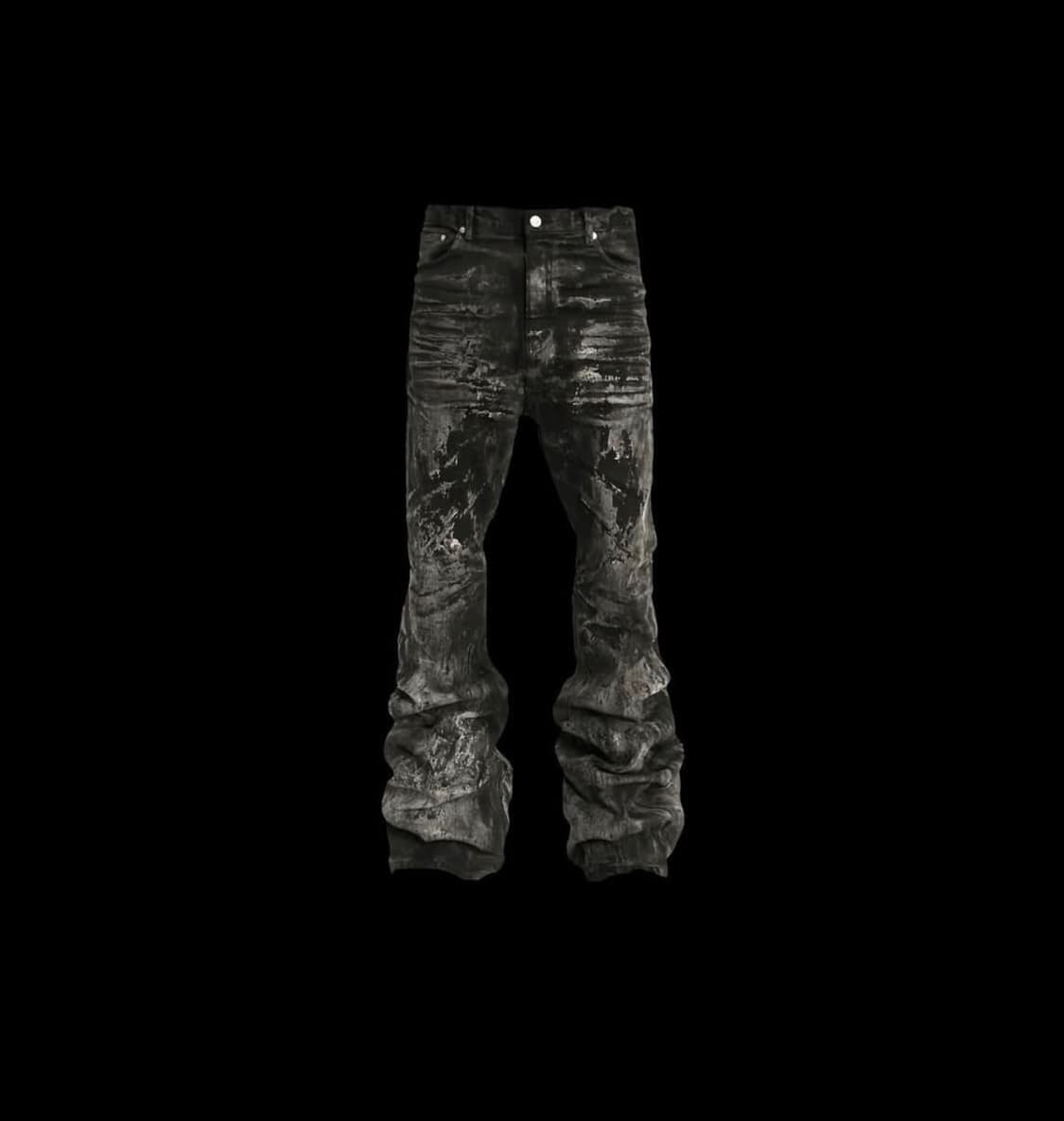 에모스탠스클럽 펜타그램 코팅 배기 플레어진 1 상품이미지1