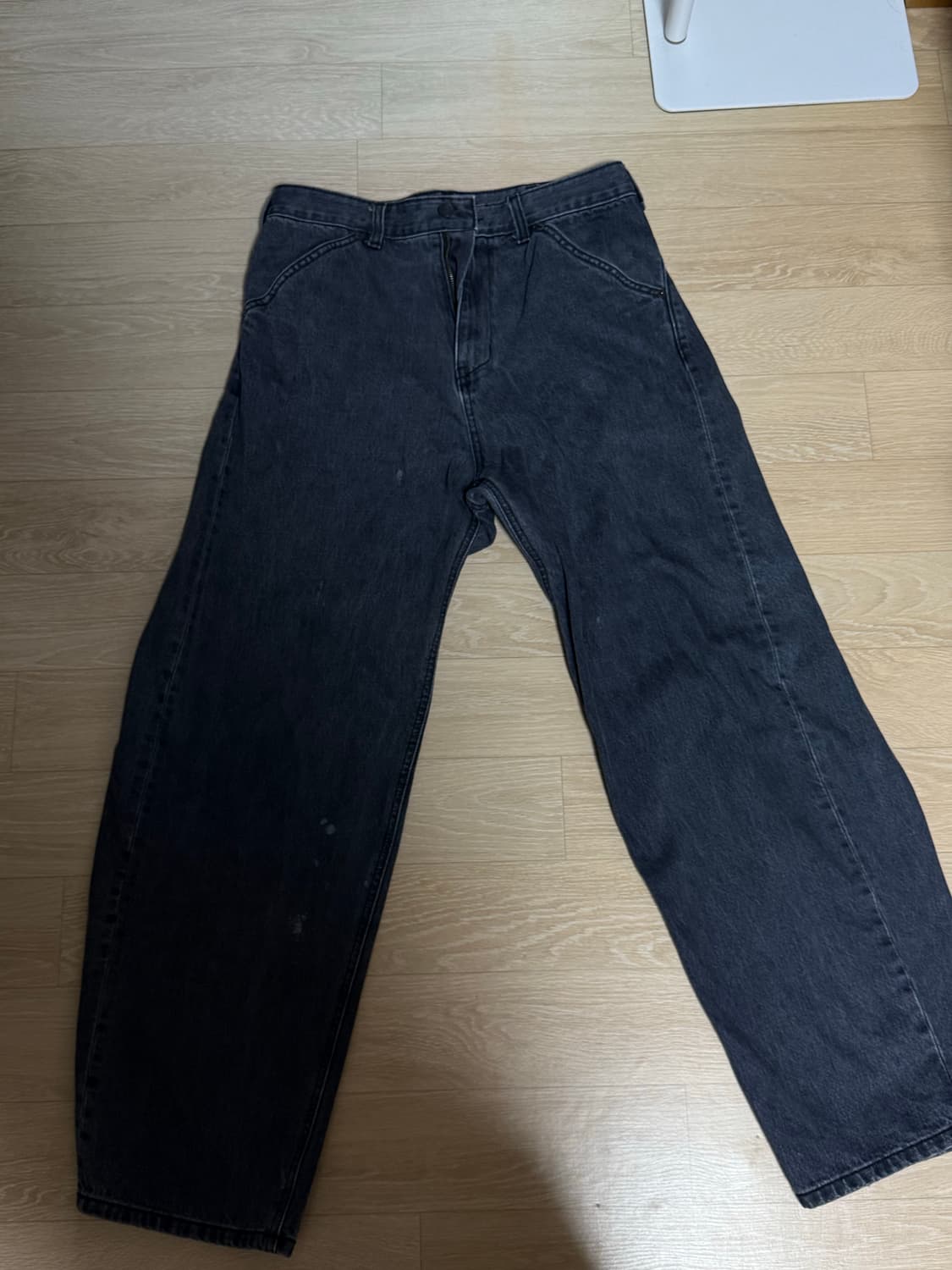 해칭룸 커브진 워시드 블랙 (2) 상품이미지1