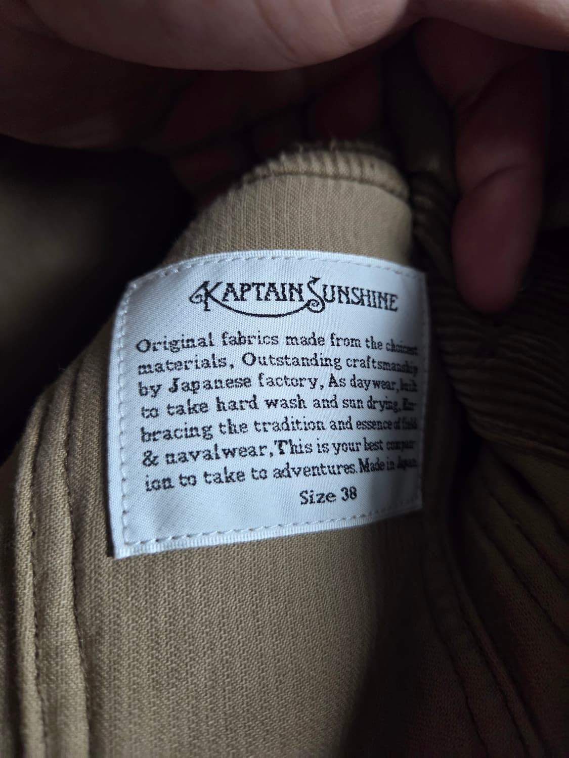 [38] 캡틴선샤인 코듀로이 트러커 자켓 상품이미지3