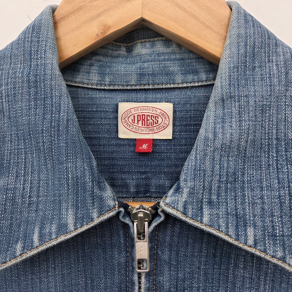 제이프레스 jpress 데님 셔츠 자켓 집업 남m 상품이미지3